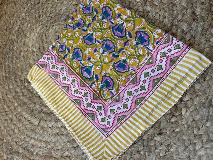 Foulards INDIA Block Print 