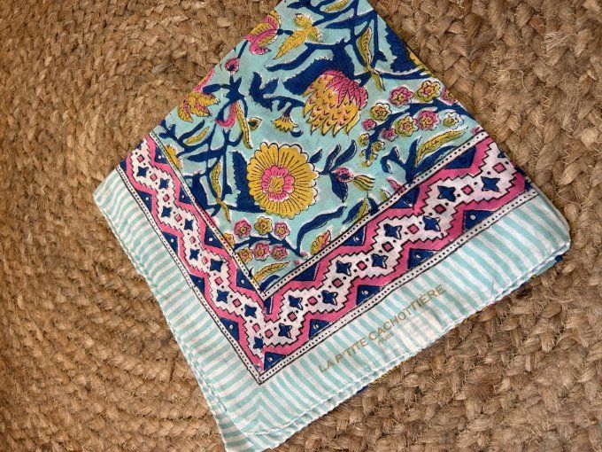 Foulards INDIA Block Print 