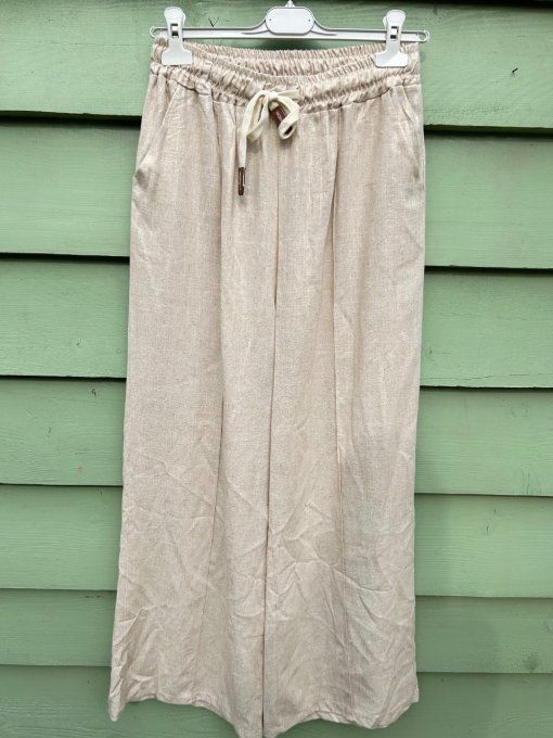 Pantalon JAMBI beige doré