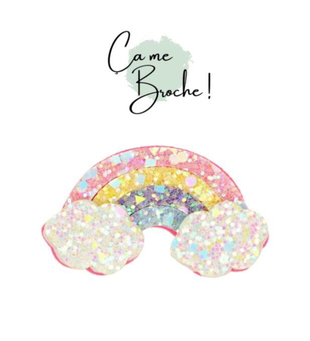 Broche Arc en ciel 