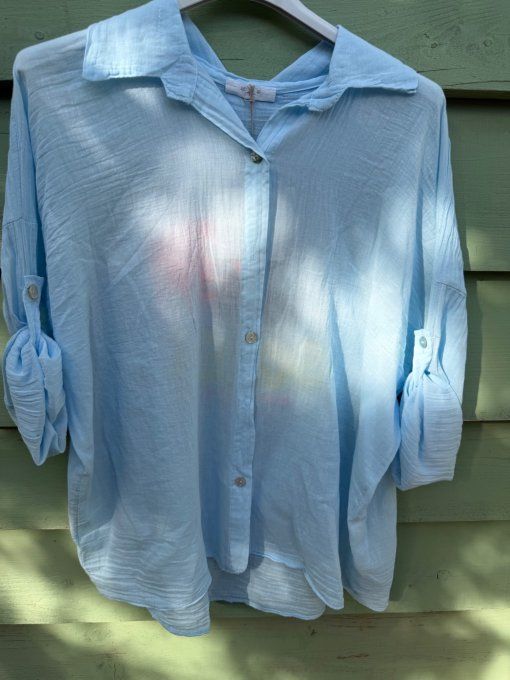 Chemise bleue IBIZA