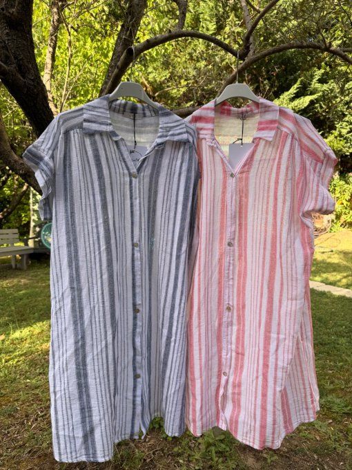Robe rayée SKYROS