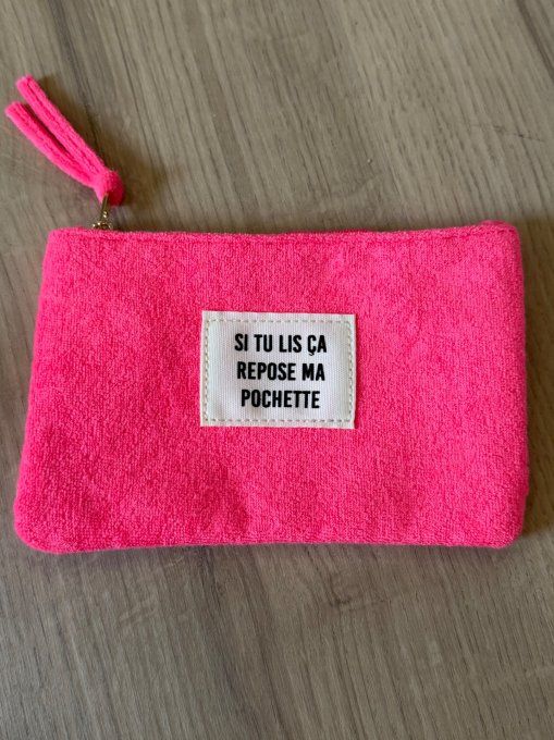 Pochette éponge fluo