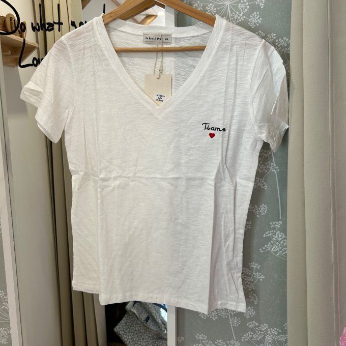 T-shirt blanc Ti Amo