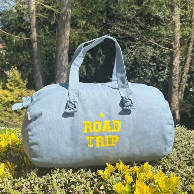 Sac polochon- Road Trip - Bleu