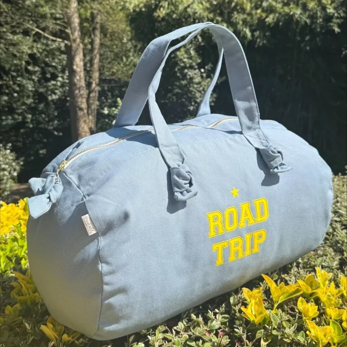 Sac polochon- Road Trip - Bleu