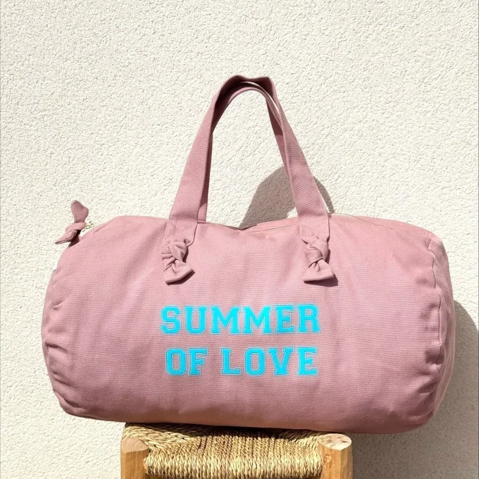 Sac polochon- Summer of love - Rose 