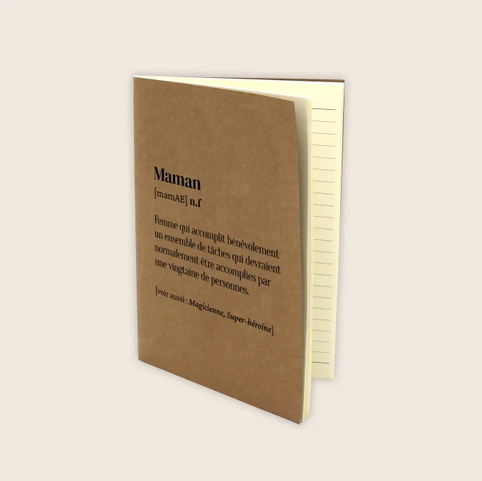 Carnet Kraft Maman 