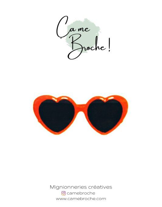 Broche Lunettes de soleil 