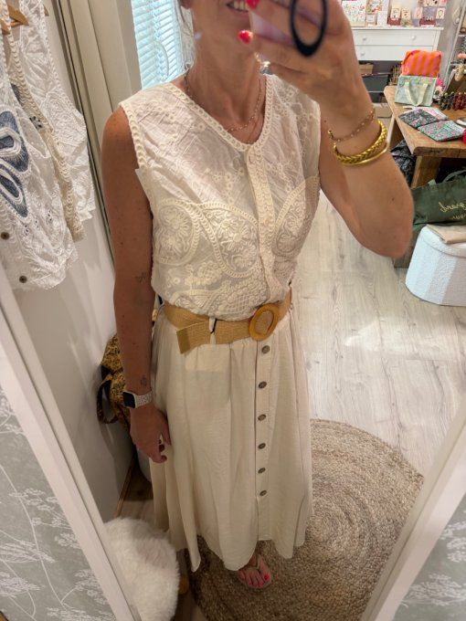 Jupe beige GAVDOS