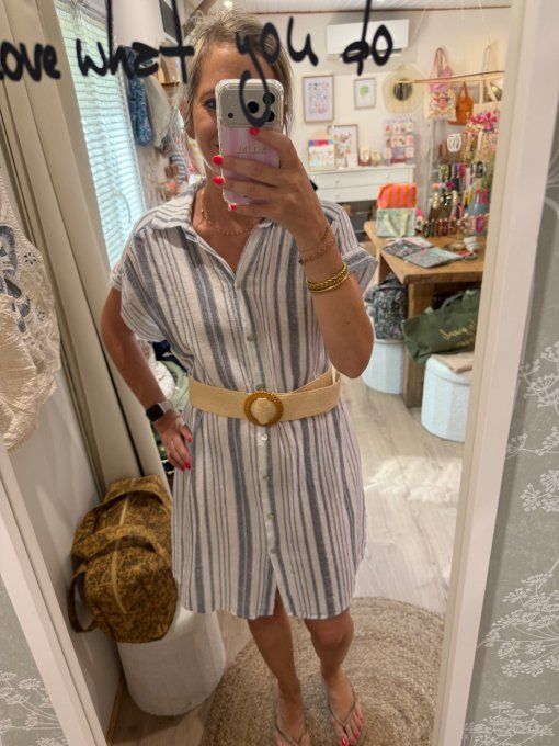 Robe rayée SKYROS