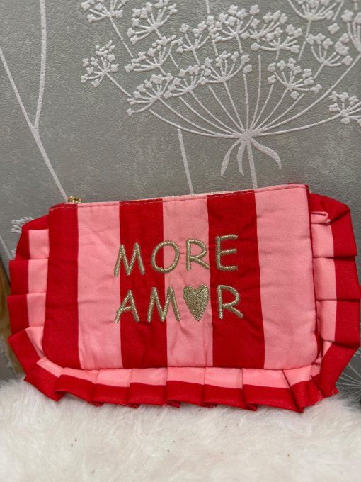Pochette rayée More Amor