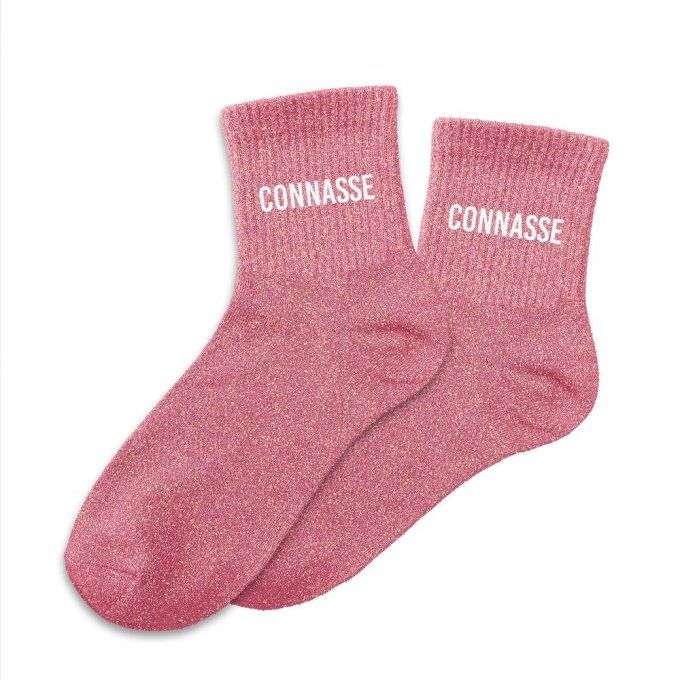 Chaussettes paillette Connasse 