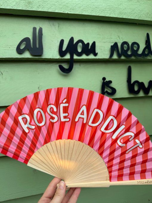 Éventail Rosé addict