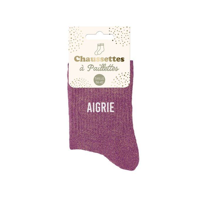 Chaussettes paillettes AIGRIE