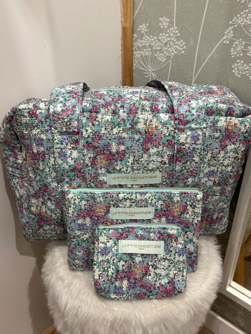 Sac week-end Liberty turquoise