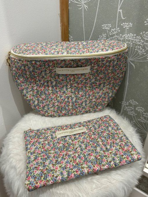 Sac banane coton matelassé Liberty 