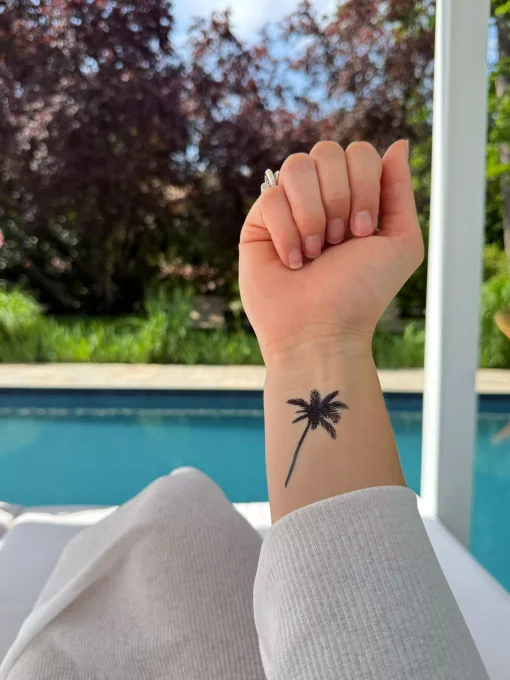 Tatouage éphémère : Palmier