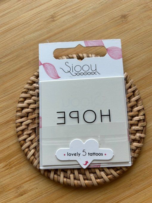 Tatouage éphémère : Hope