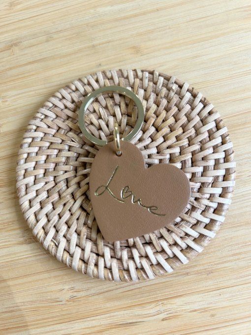 Porte-clé coeur LOVE