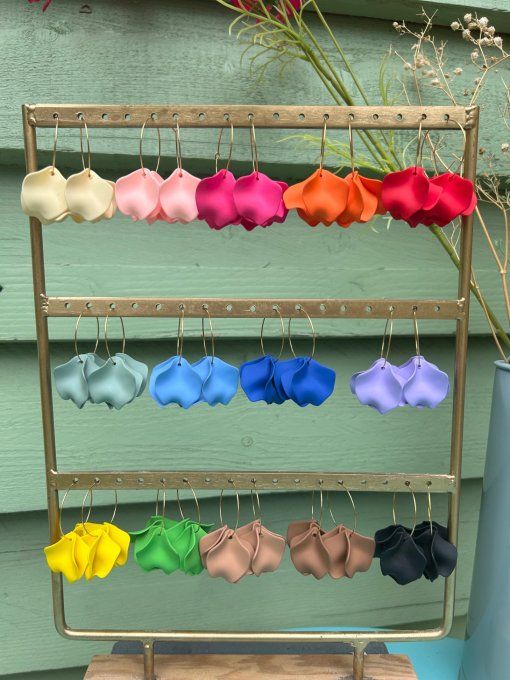 Boucles PETALES MAT