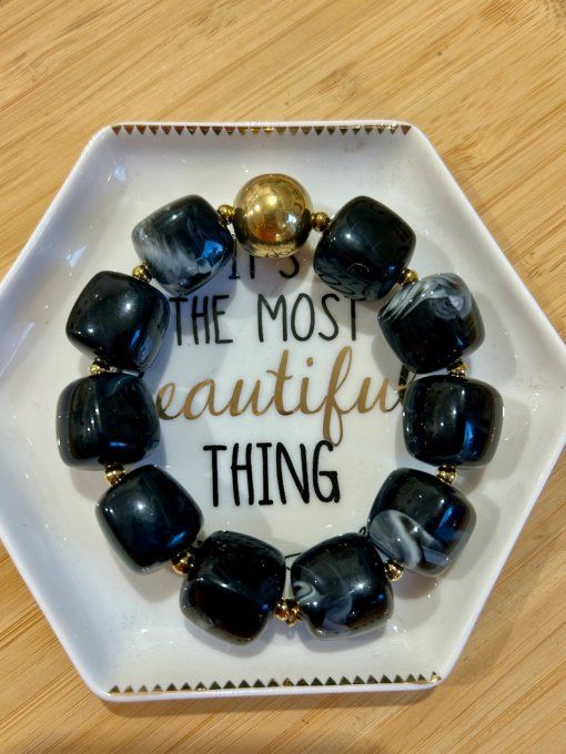 Bracelet Queens Noir