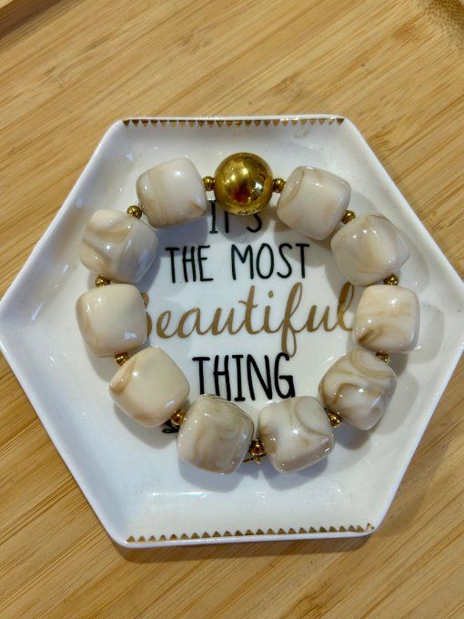 Bracelet Queens Ivoire