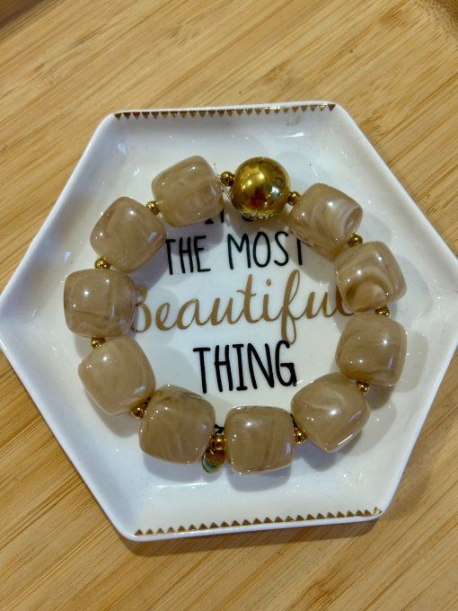 Bracelet Queens Beige