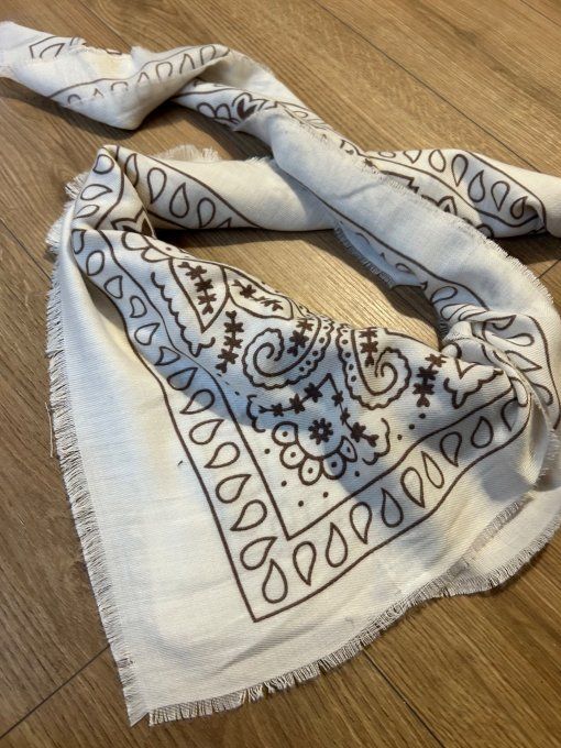Echarpe Bandana Beige