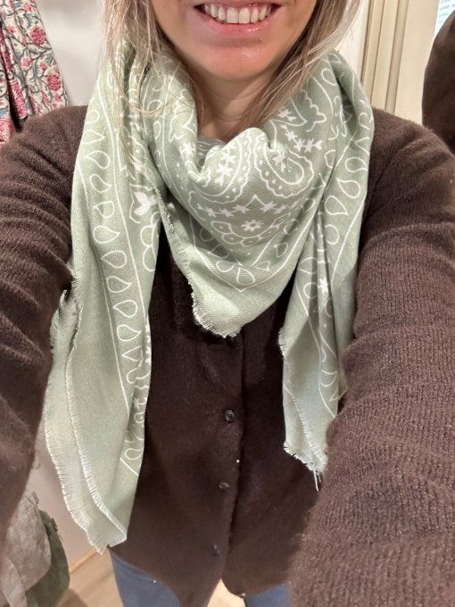 Echarpe Bandana Bleu ciel