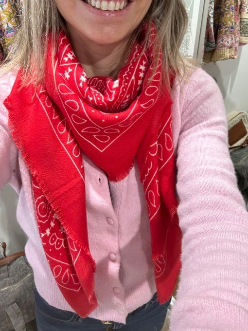 Echarpe Bandana Rouge