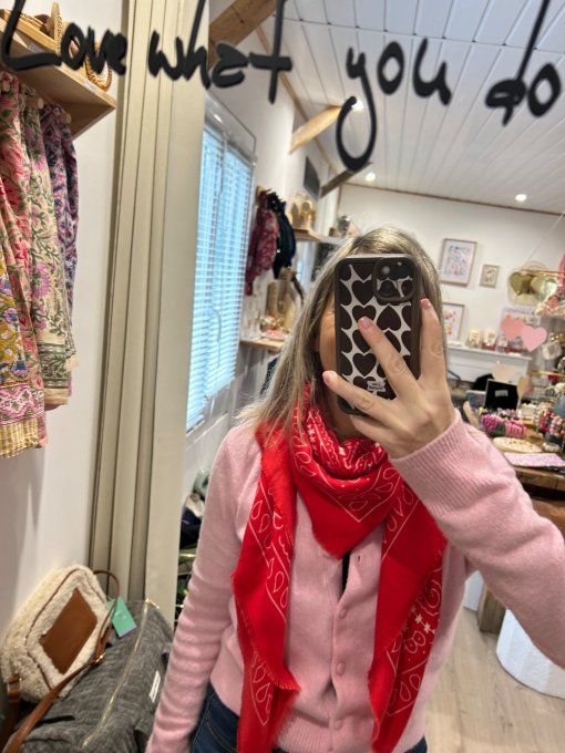 Echarpe Bandana Rouge