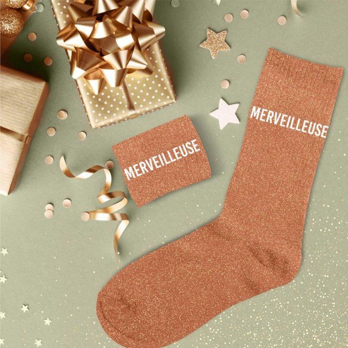 Chaussettes paillette Merveilleuse