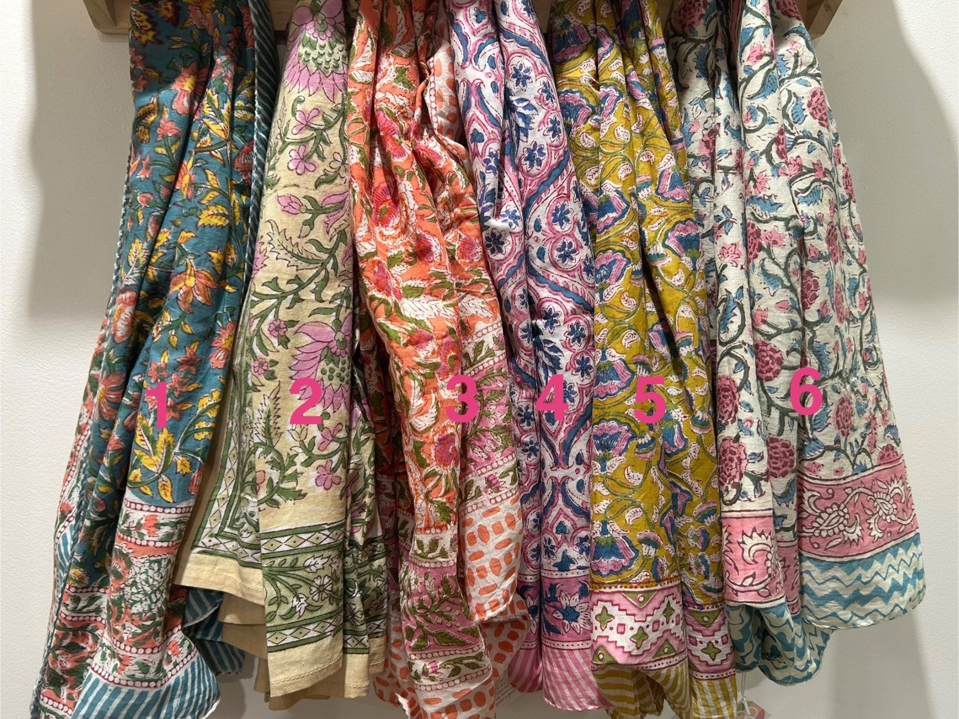 Foulards INDIA Block Print