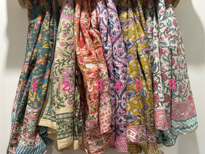 Foulards INDIA Block Print 