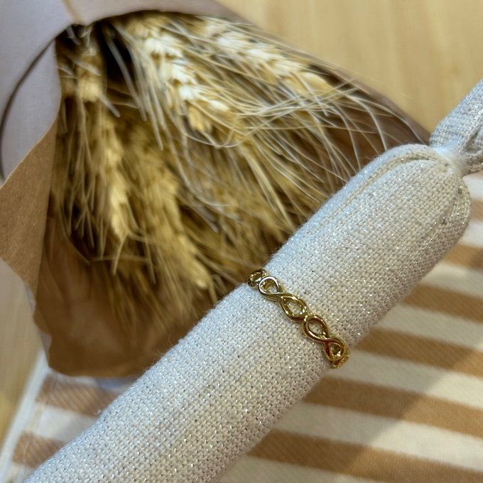 Bague dorée MANIHI