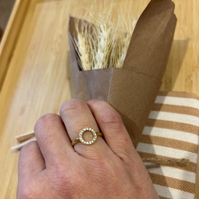 Bague dorée AUSTIN
