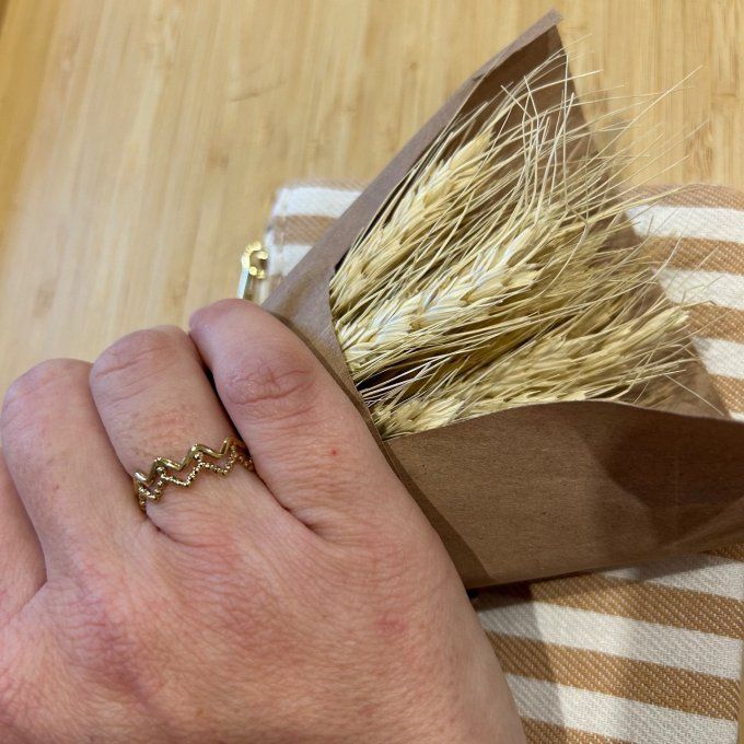 Bague dorée HAVANE