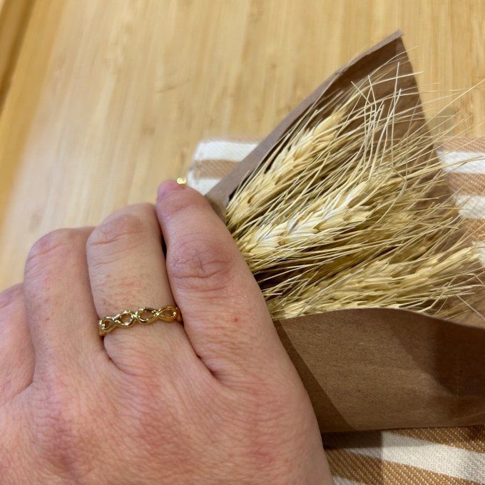 Bague dorée MANIHI