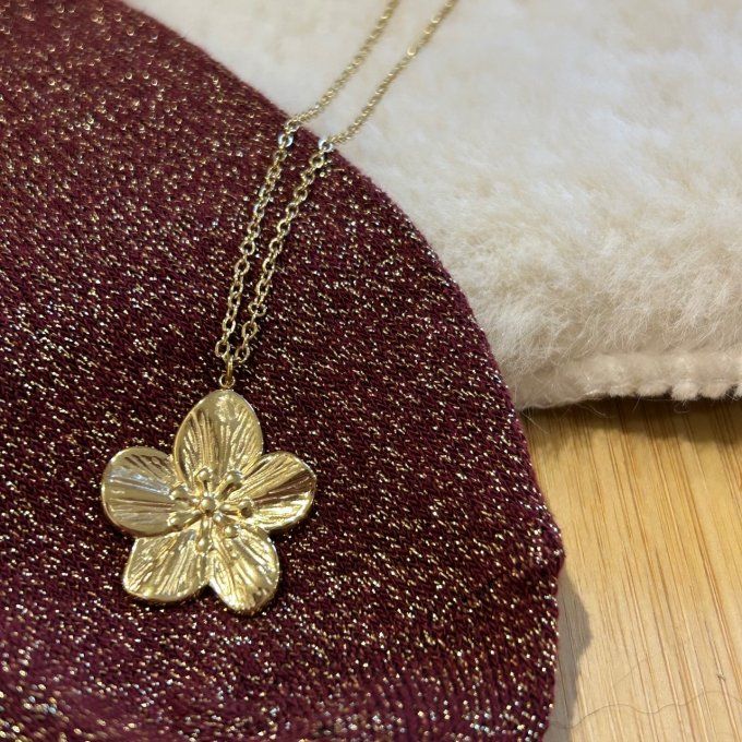 Collier doré FLOWERS