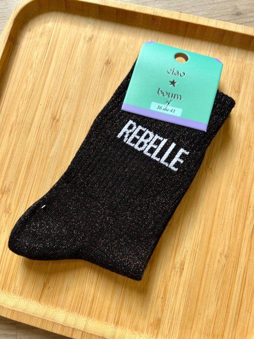 Chaussettes paillette Rebelle