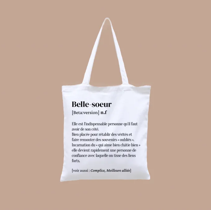 Tote bag Hindbag Belle soeur 