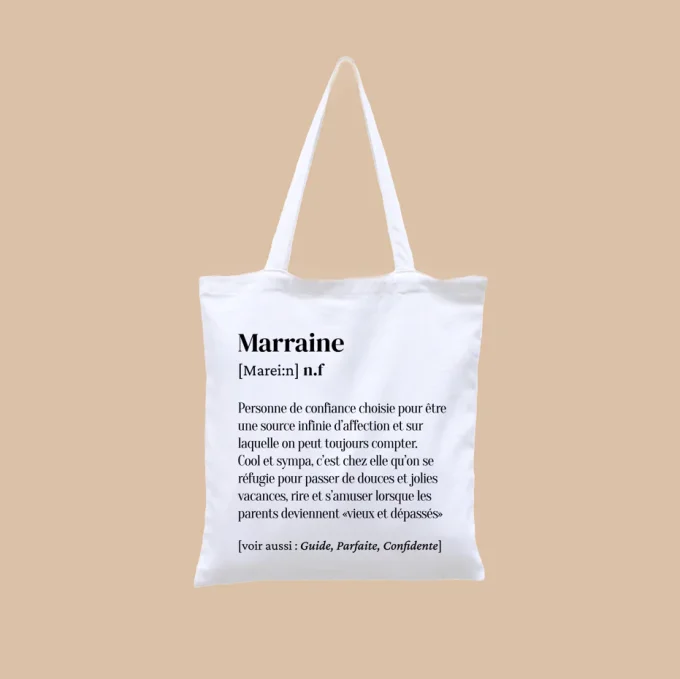 Tote bag Hindbag Marraine