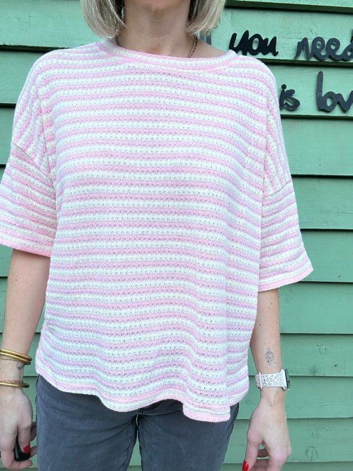 Marinière Balos rose