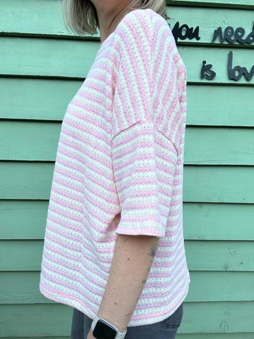 Marinière Balos rose