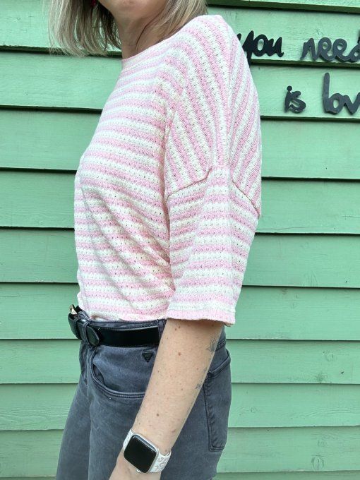 Marinière Balos rose