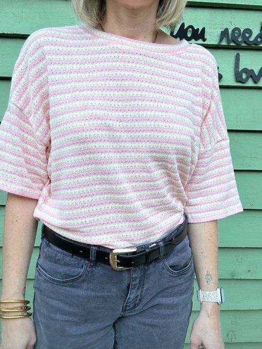 Marinière Balos rose