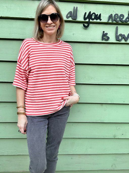 Marinière Balos rouge