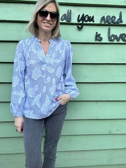 Blouse bleue MERIDA 
