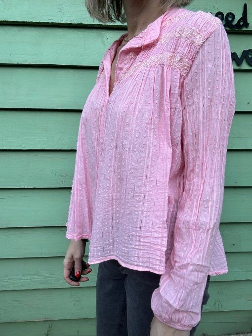 Blouse rose BELEM 